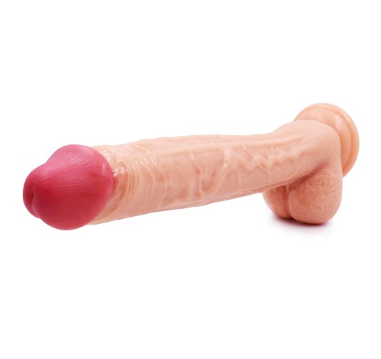 Gruby duży realistyczny penis dildo członek 31cm